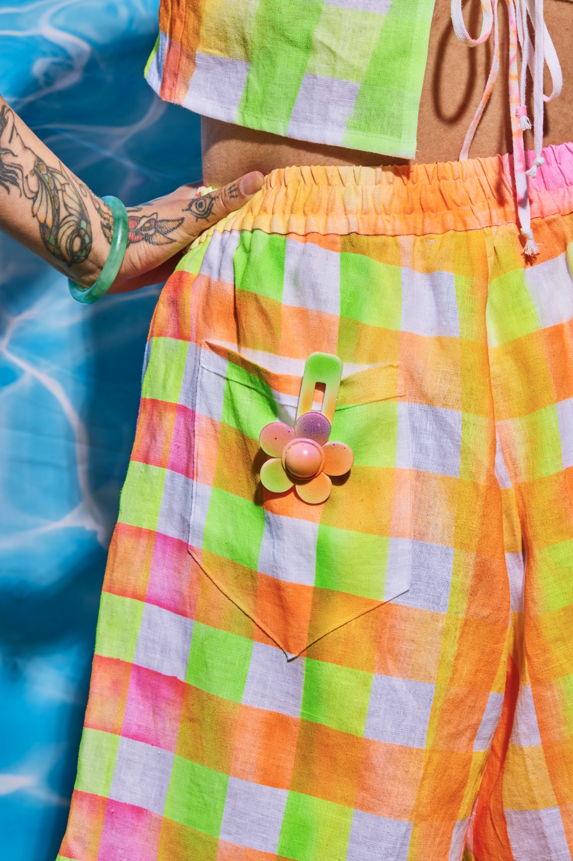 Gingham Shorts SMALL