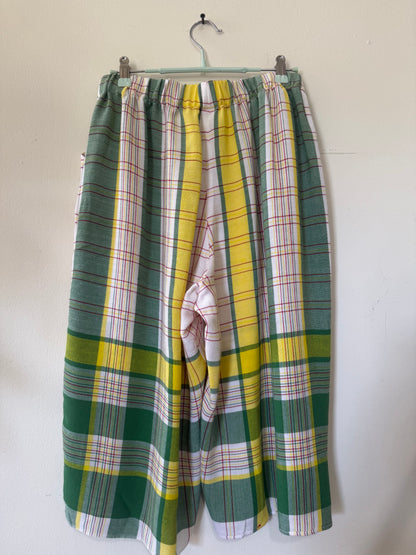 Small/Medium linen tablecloth culottes
