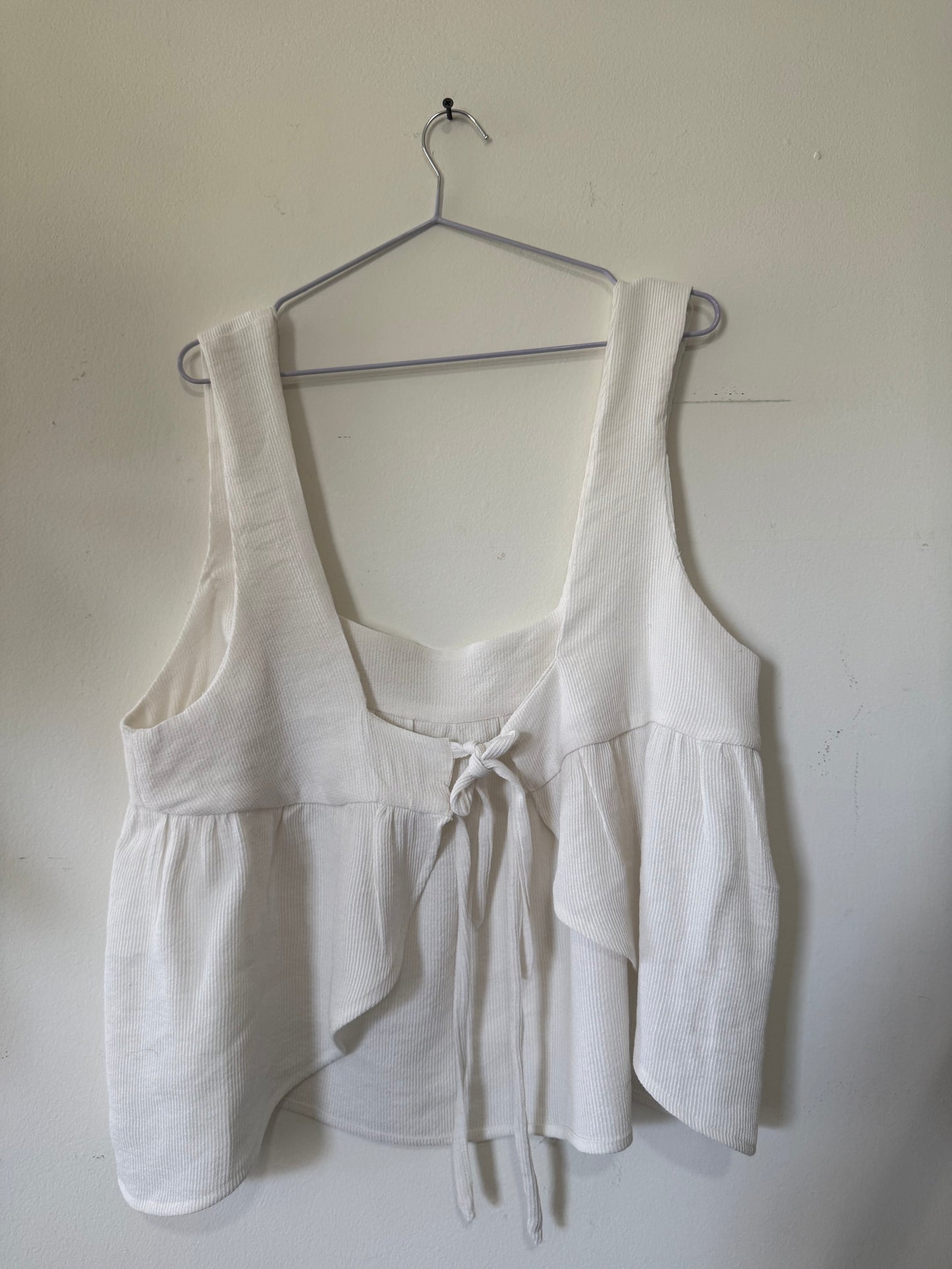 Linen tie top xl-3x