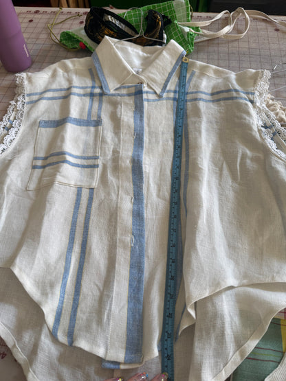 Tablecloth button down