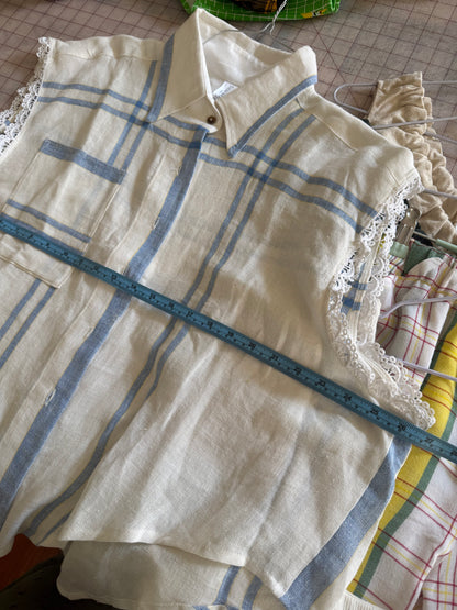 Tablecloth button down