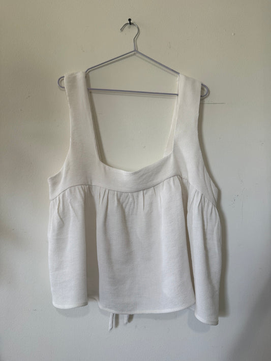 Linen tie top xl-3x