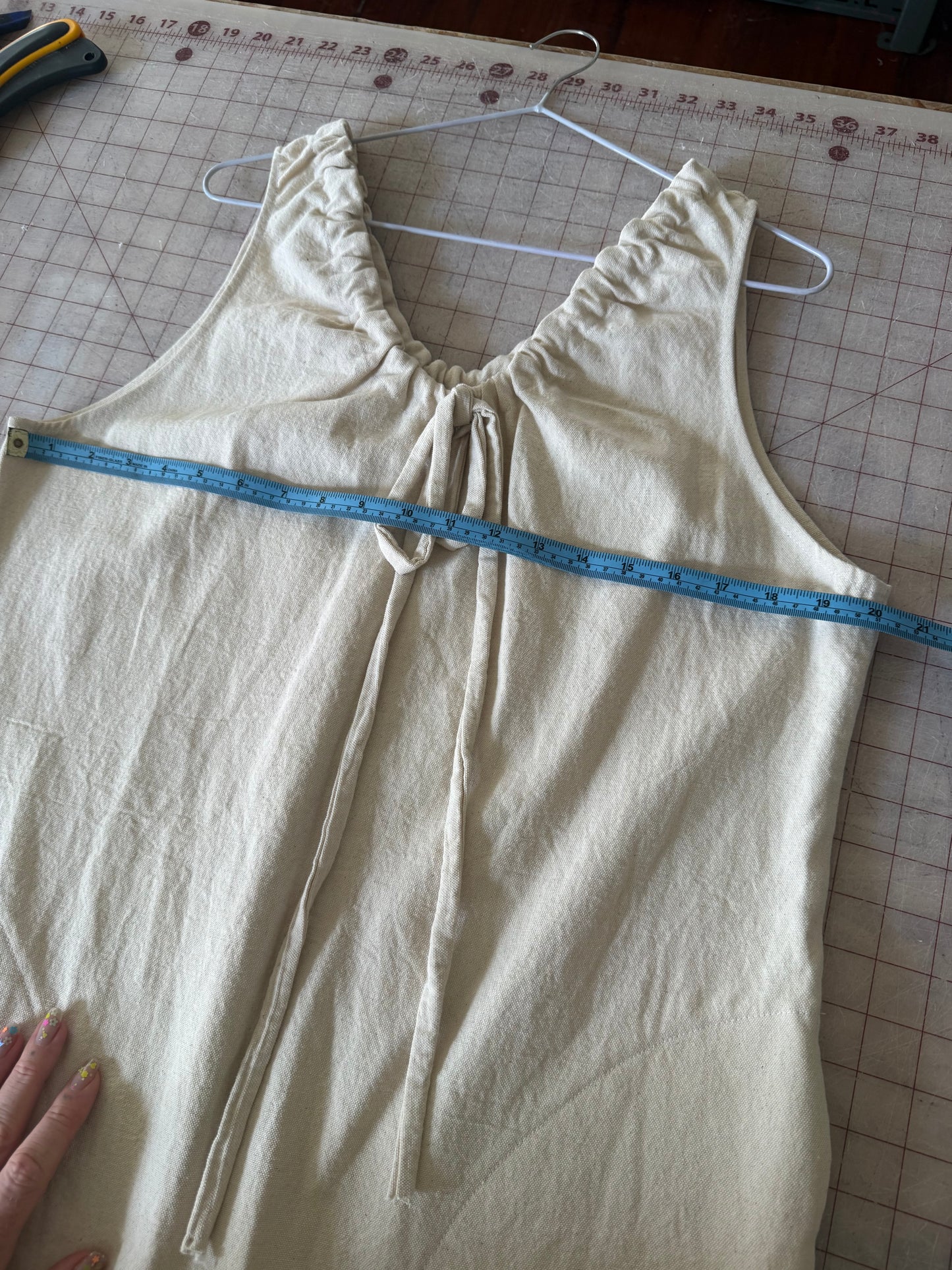 Small Cotton Canvas Shift