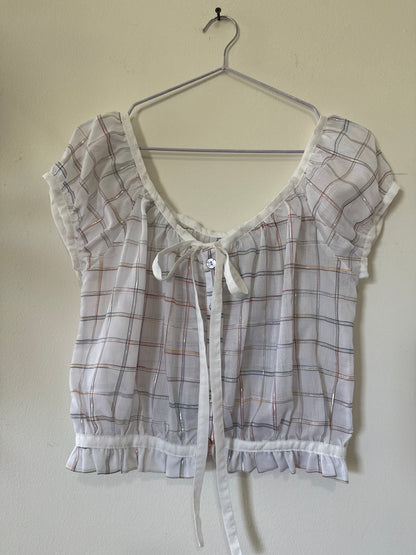 Check blouse