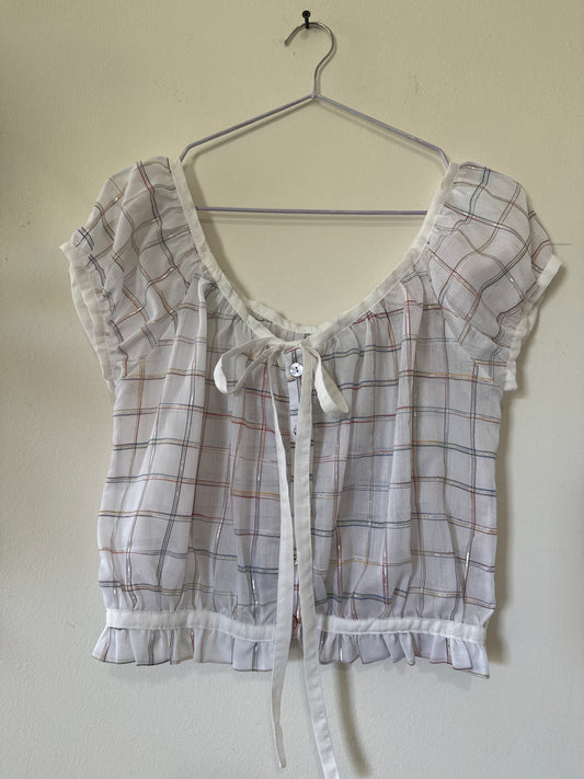 Check blouse