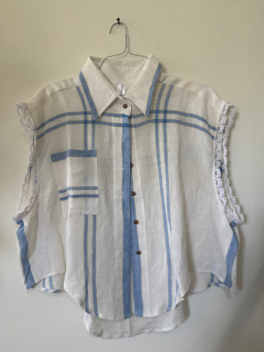 Tablecloth button down