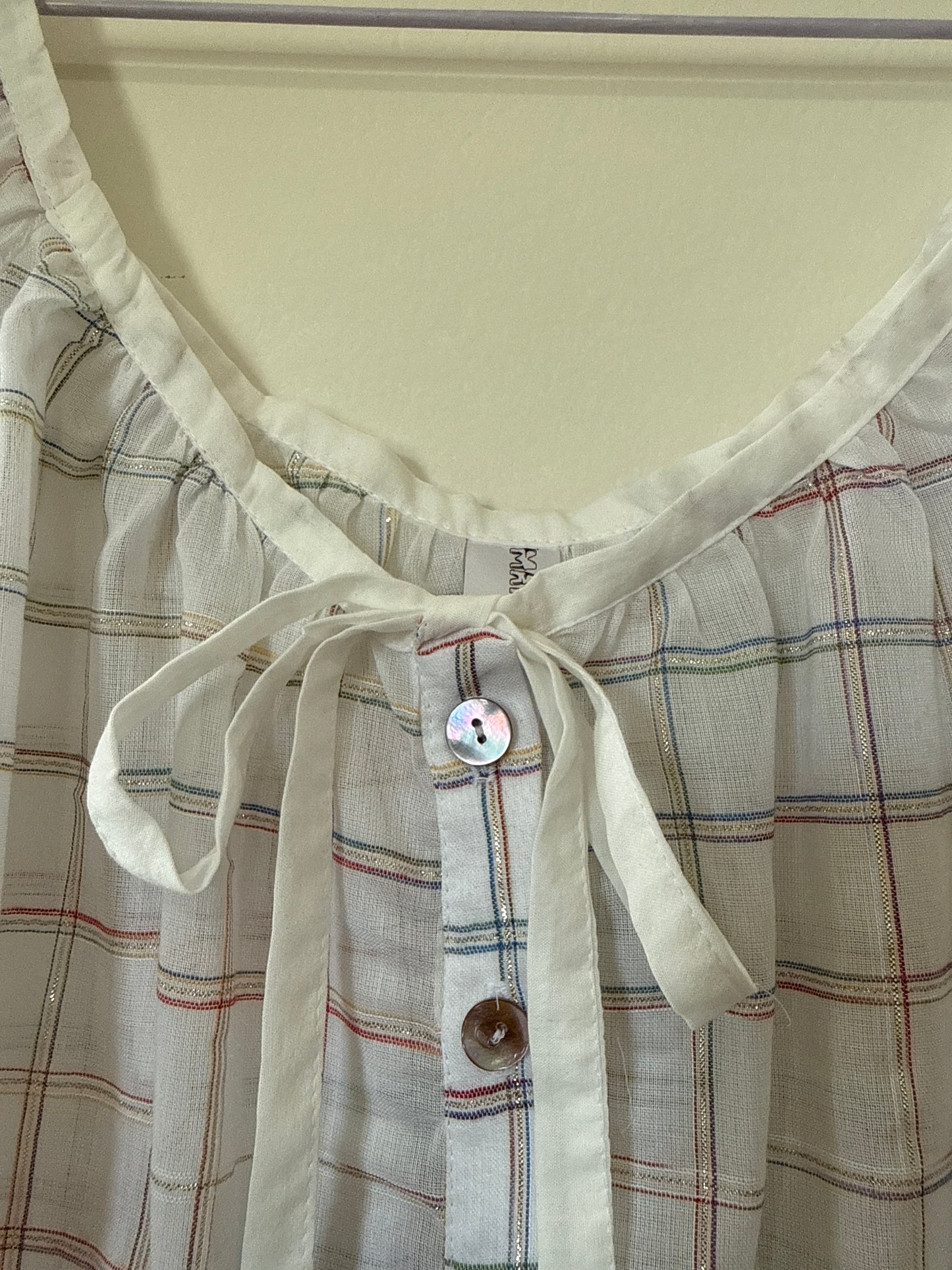 Check blouse