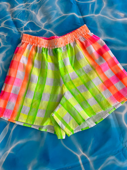 Gingham Short MEDIUM