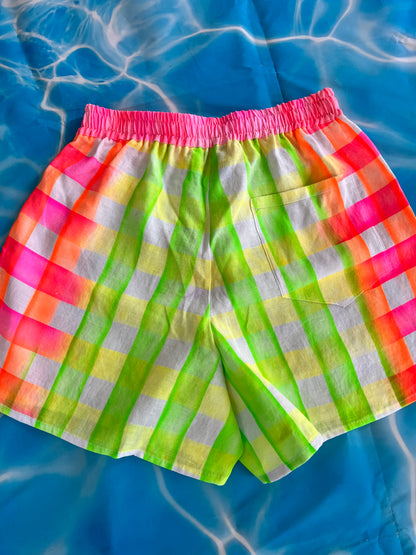 Gingham Short MEDIUM